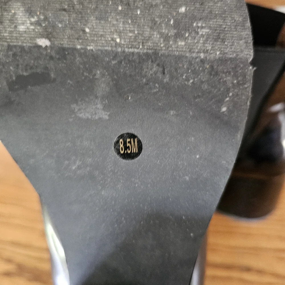 Madden Girl Black Chunky Boots 8.5 - Picture 7 of 8